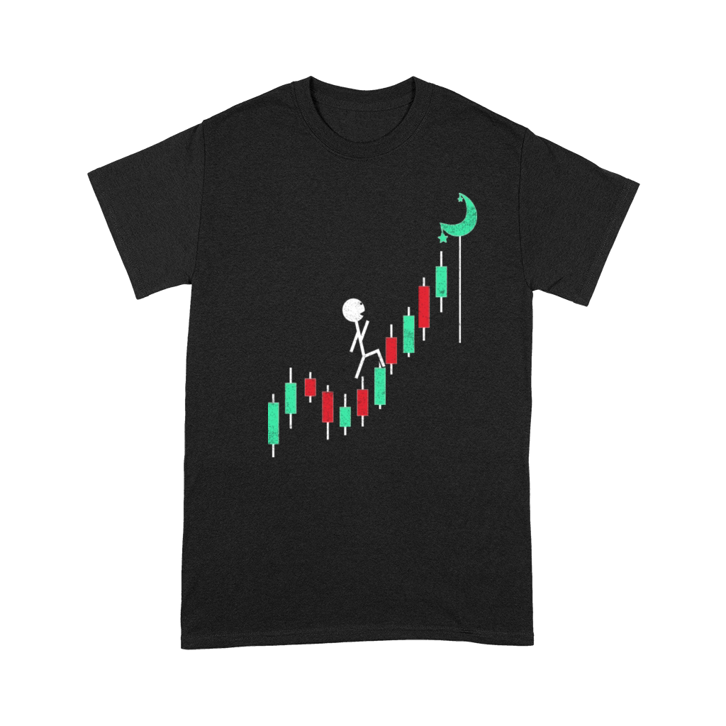 Crypto Trading Hold Vintage Stock Chart To The Premium T-shirt