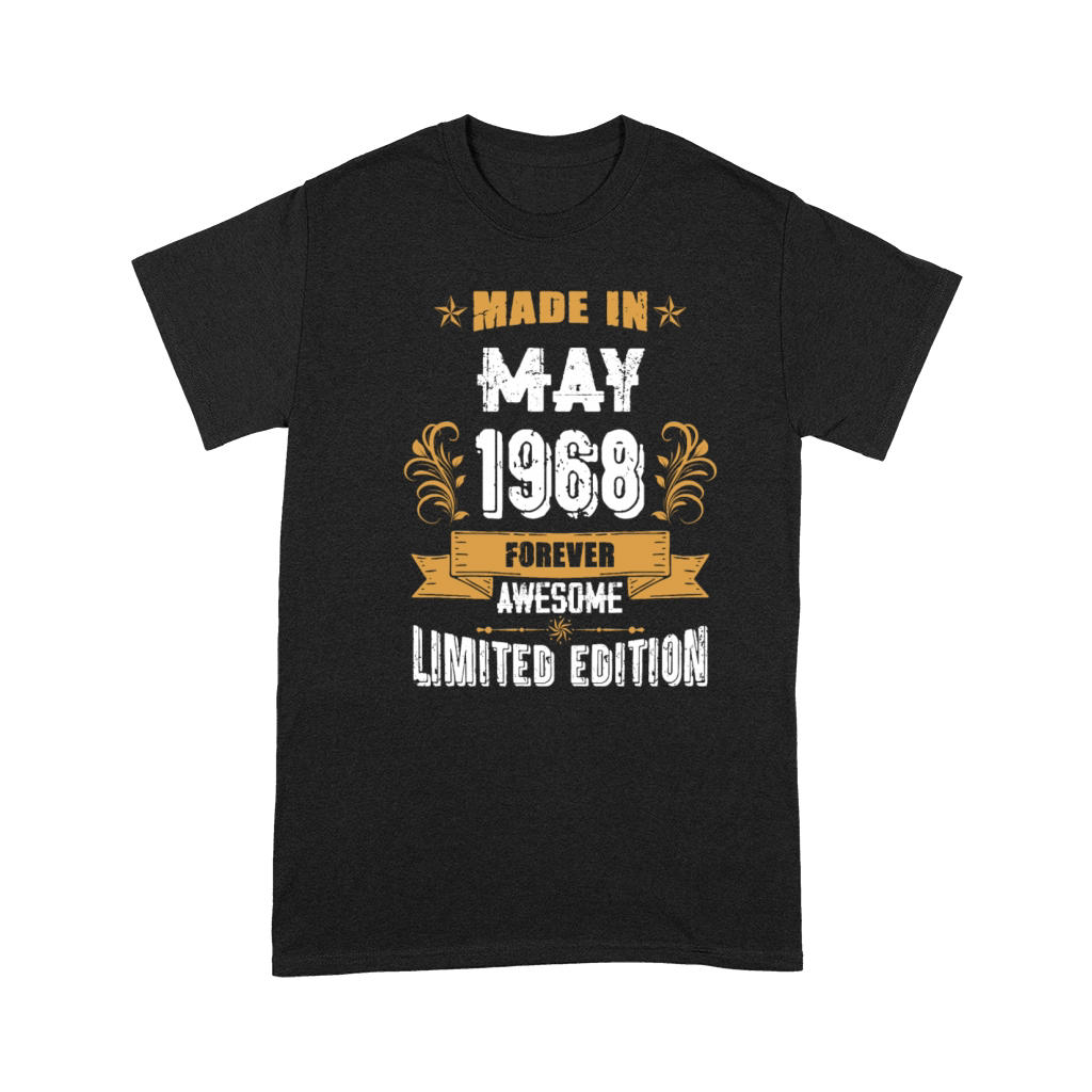 May 1968 Vintage Birthday Present Premium T-shirt