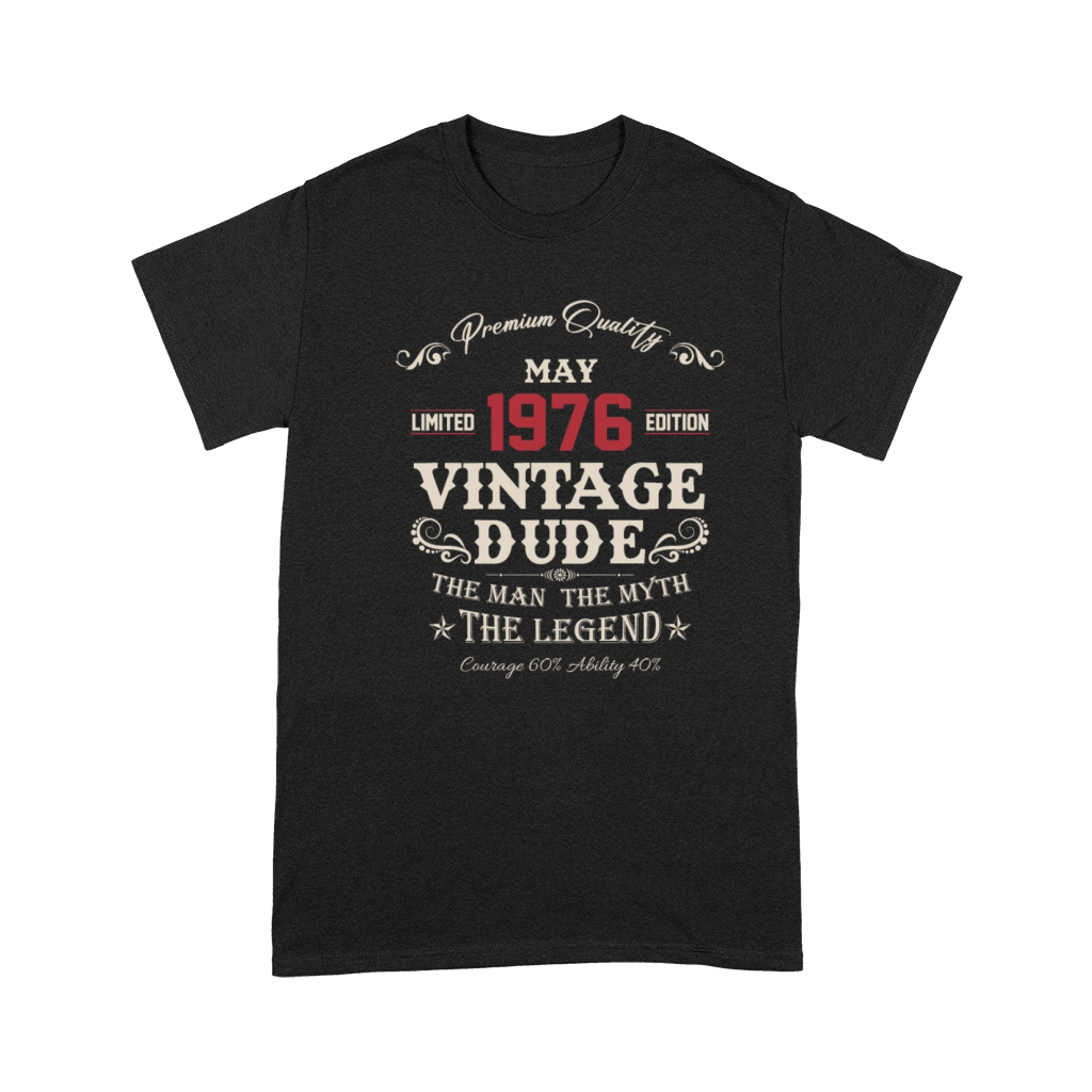 May 1976 Vintage Birthday Present Premium T-shirt