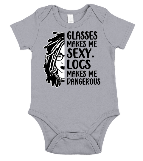Its the Locs For Me - Afro Hair Black American Short Sleeve Baby One-Piece