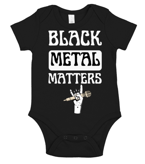 vintage SweatyRocks T-shirt black metal matters Short Sleeve Baby One-Piece