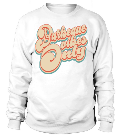Vintage Barbeque Vibes Only Patriotic 4th of July Sweatshirt Unisex
