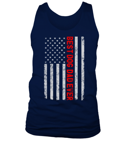 Best dog Dad Ever Funny Fathers Day Vintage Tank Top Unisex