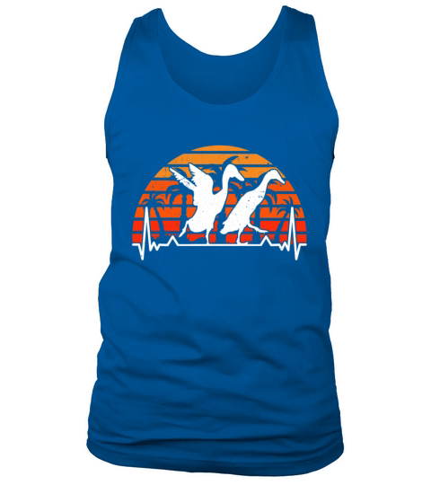 Indian Runner Heartbeat Retro Bottle Duck Tank Top Unisex