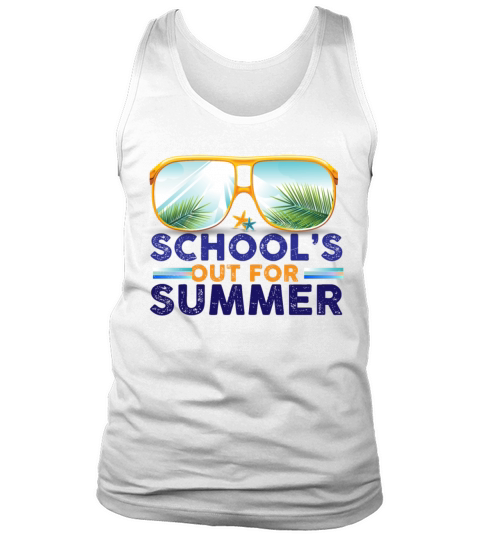 Schools Out For Summer Glasses Last Day Of School Tank Top Unisex