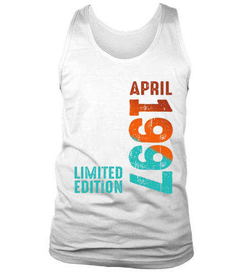 Since April 1997 Year 1997 Retro Vintage 1997 Tank Top Unisex