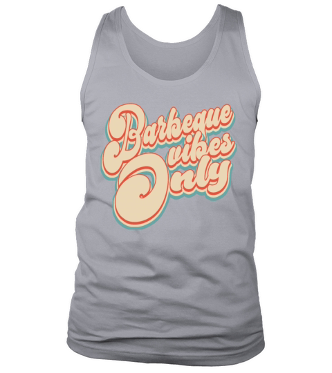 Vintage Barbeque Vibes Only Patriotic 4th of July Tank Top Unisex