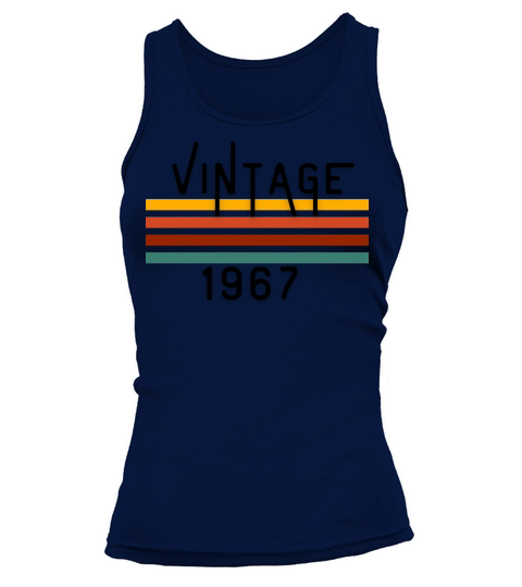 Vintage 1967 50th Birthday Fiftieth Gift Tank top Woman