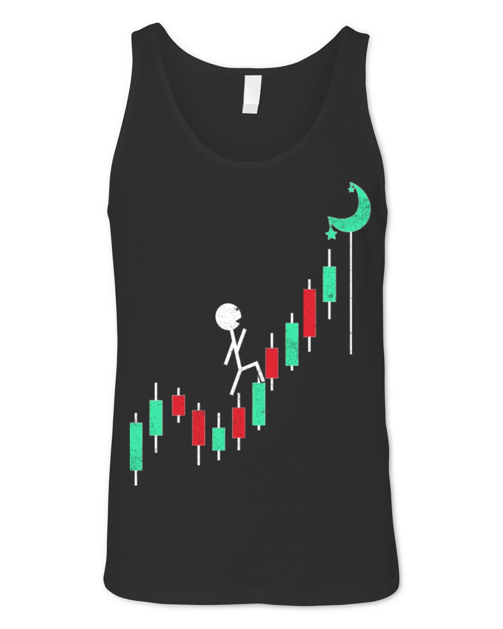 Crypto Trading Hold Vintage Stock Chart To The Unisex Jersey Tank
