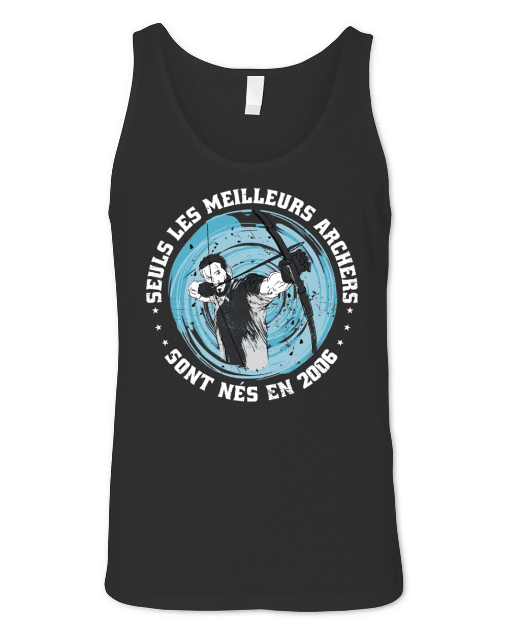 French Archer born 2006 Vintage Birthday Unisex Jersey Tank