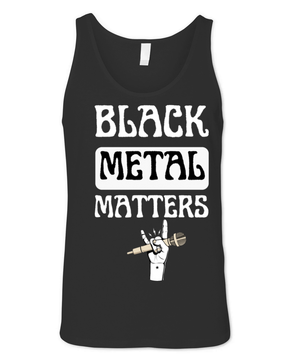 vintage SweatyRocks T-shirt black metal matters Unisex Jersey Tank