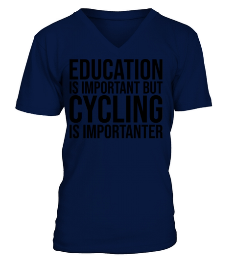 Cycling Is Importanter V-Neck T-shirt