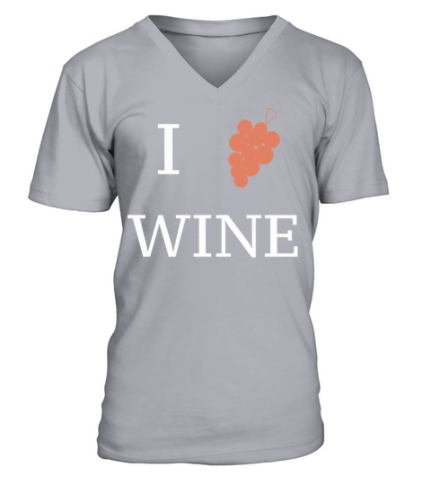 I love wine V-Neck T-shirt