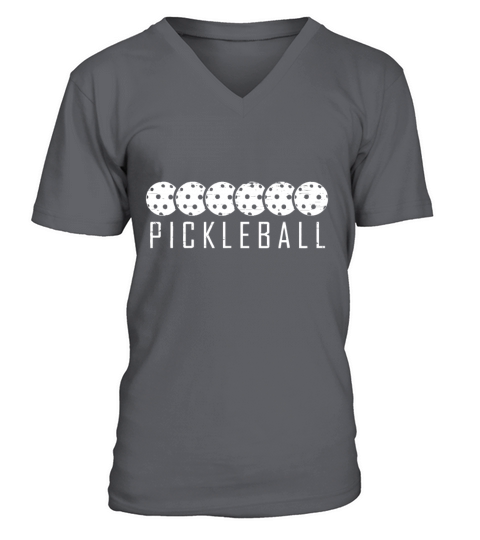 Pickleball Funny Paddle Sports Player Retro Vintag V-Neck T-shirt