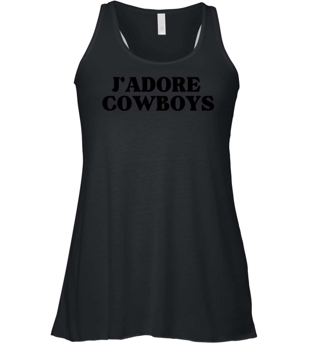 JADORE COWBOYS - I LOVE COWBOYS Women's Flowy Tank Top