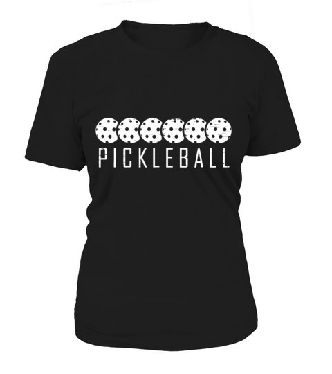 Pickleball Funny Paddle Sports Player Retro Vintag Women's T-Shirt