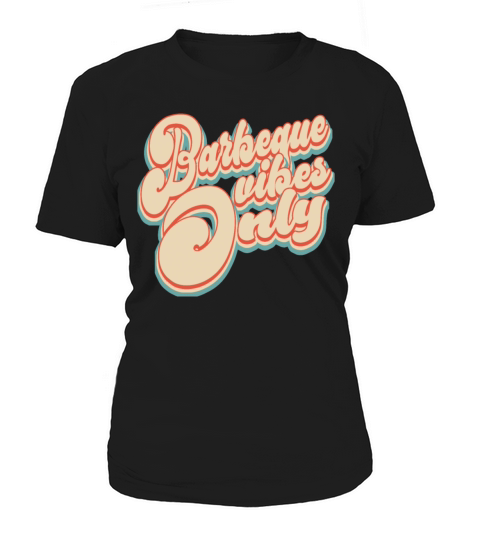 Vintage Barbeque Vibes Only Patriotic 4th of July Women's T-Shirt