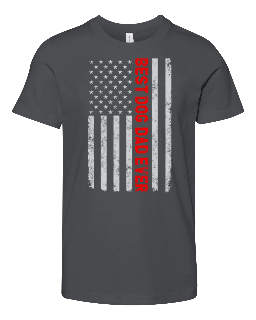 Best dog Dad Ever Funny Fathers Day Vintage Youth Unisex Jersey Tee