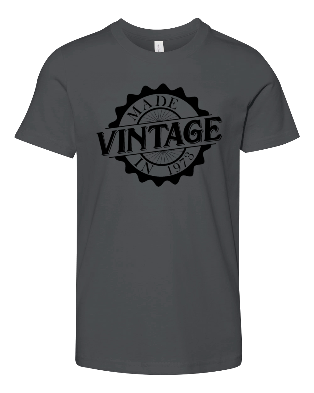 Made in 1973 vintage birthday sayings Youth Unisex Jersey Tee