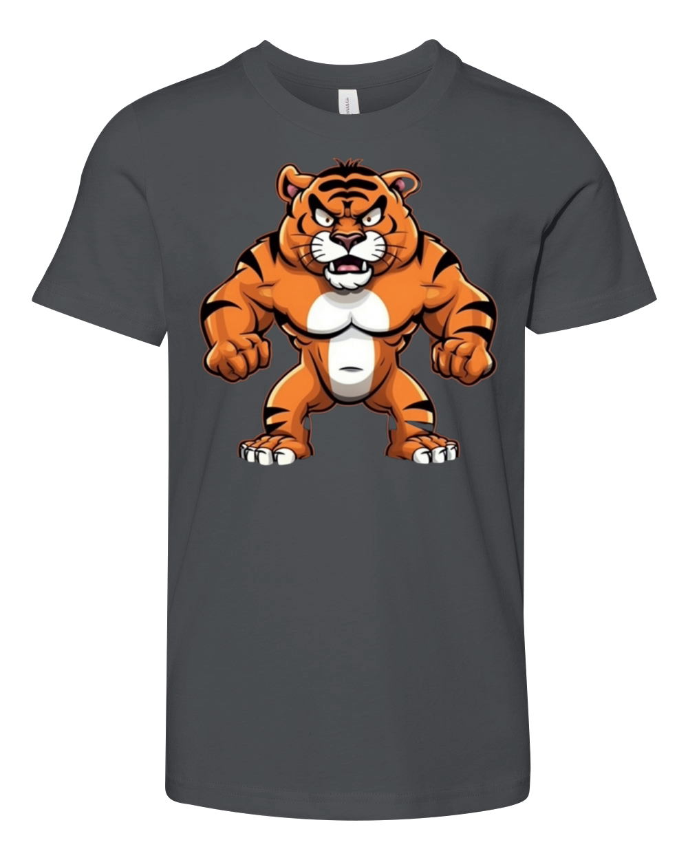 Workout Tiger Training Exercise Motivation Gym Youth Unisex Jersey Tee