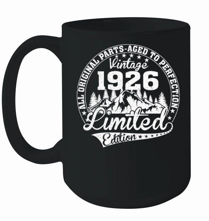 96th Birthday Vintage Legends Born In 1926 96 Year Ceramic Mug