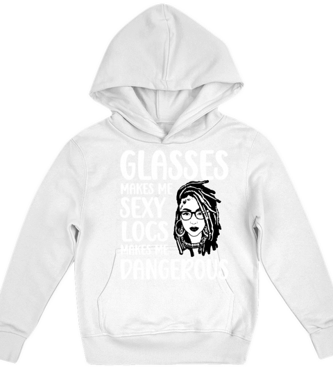 Its the Locs For Me - Afro Hair Black American Kids Hoodie