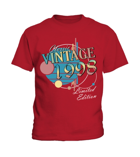 Birthday Vintage Birth Year 1998 Kids T-Shirt