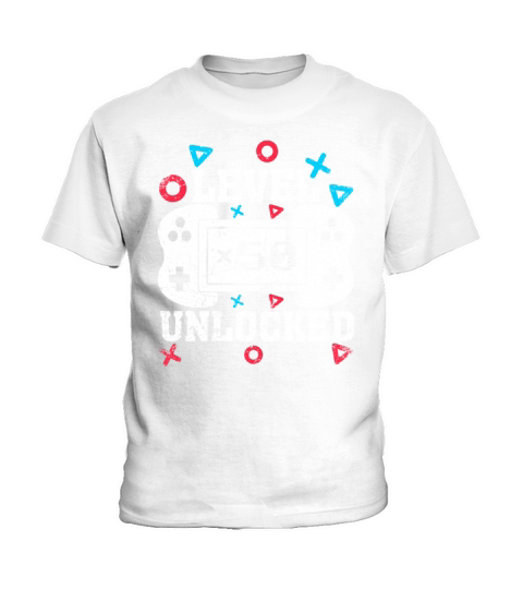 Vintage 50th Birthday Game Level 50 Unlocked 50 Ye Kids T-Shirt