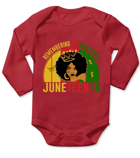 The Same Heart Inside Black History Juneteenth Long Sleeve Baby One-Piece