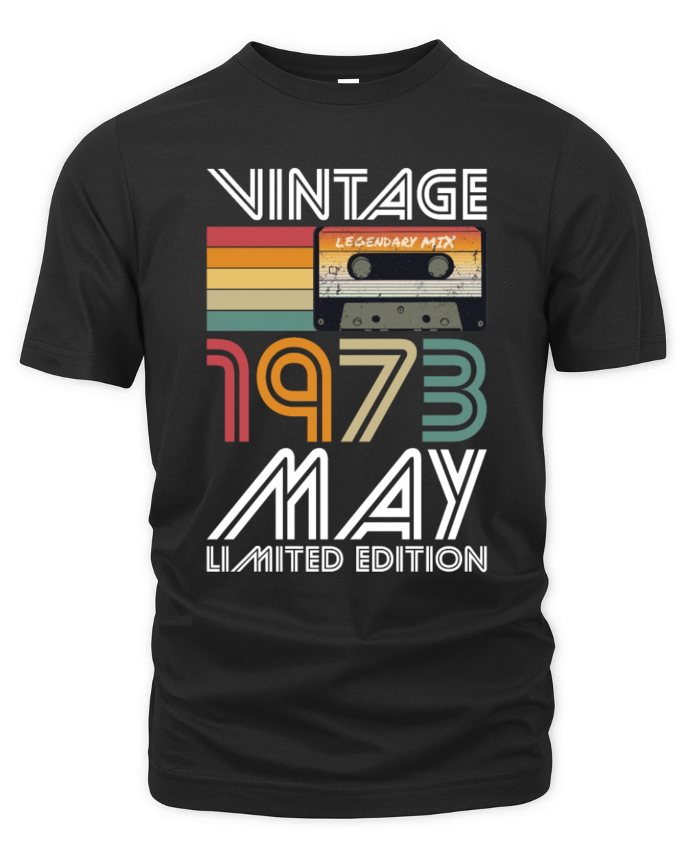 50th birthday may 1973 vintage 1973 Organic Unisex T-shirt