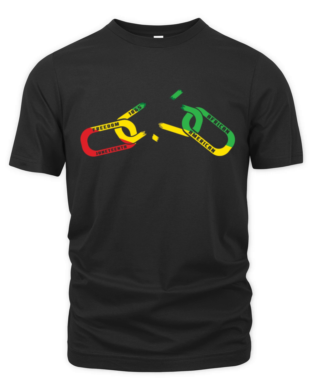 Break Chain Celebrate Juneteenth Black History Organic Unisex T-shirt