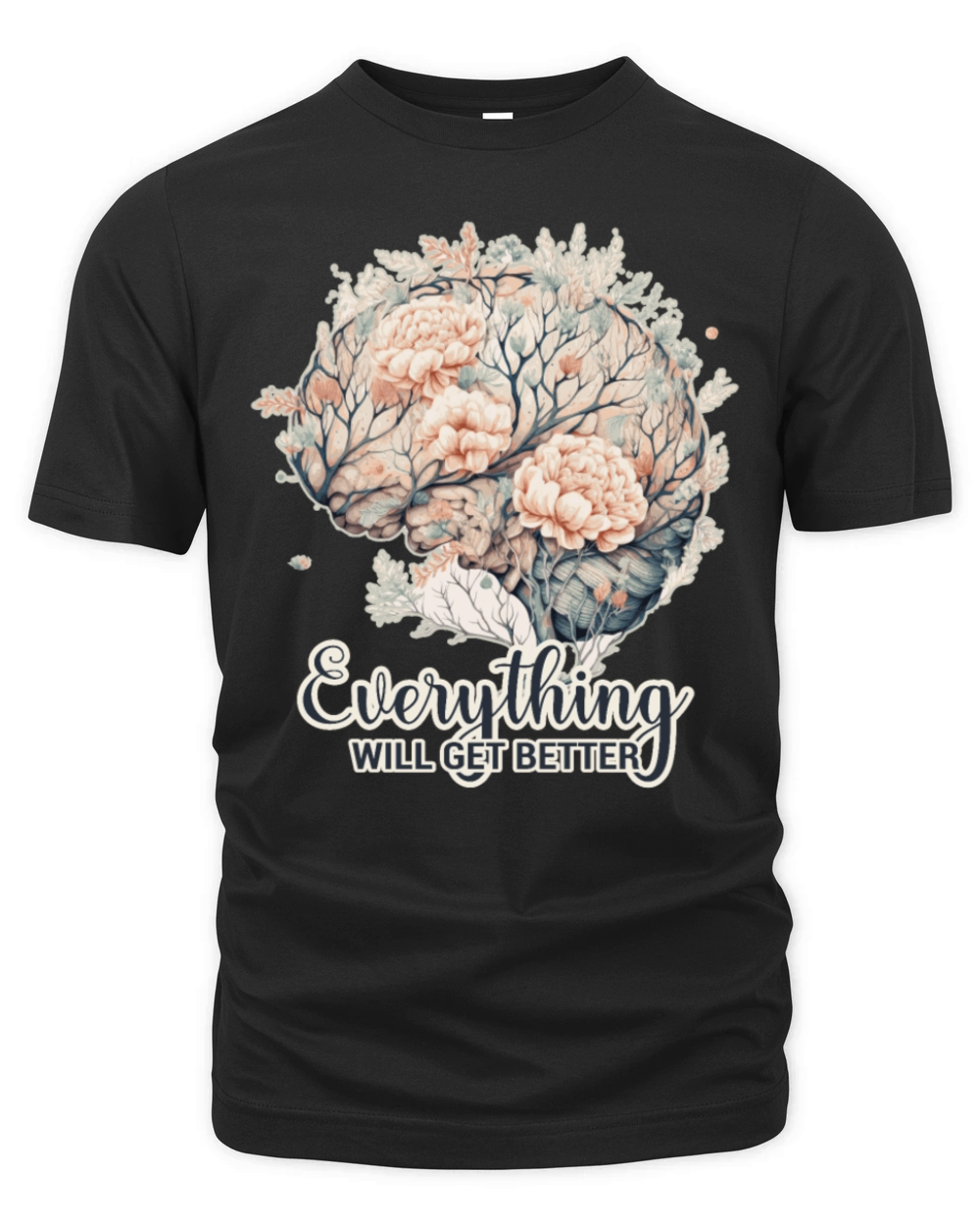 Everything Will Get Better Mental Health Awareness Organic Unisex T-shirt