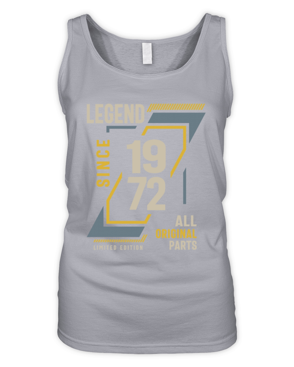 Legend Since 1972 51 birthday Organic Women's Tank Top