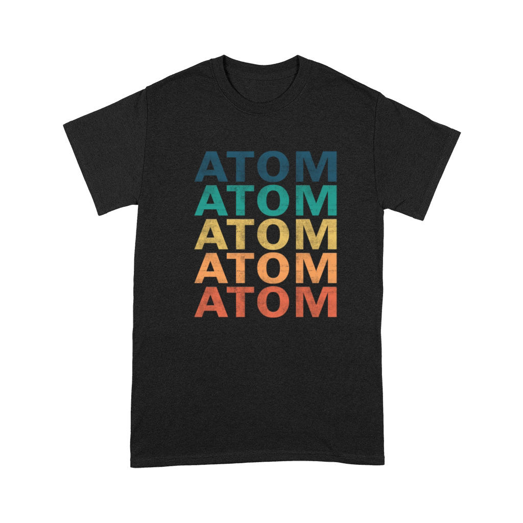 Atom Name T Shirt - Atom Vintage Retro Name Gift I Premium T-shirt
