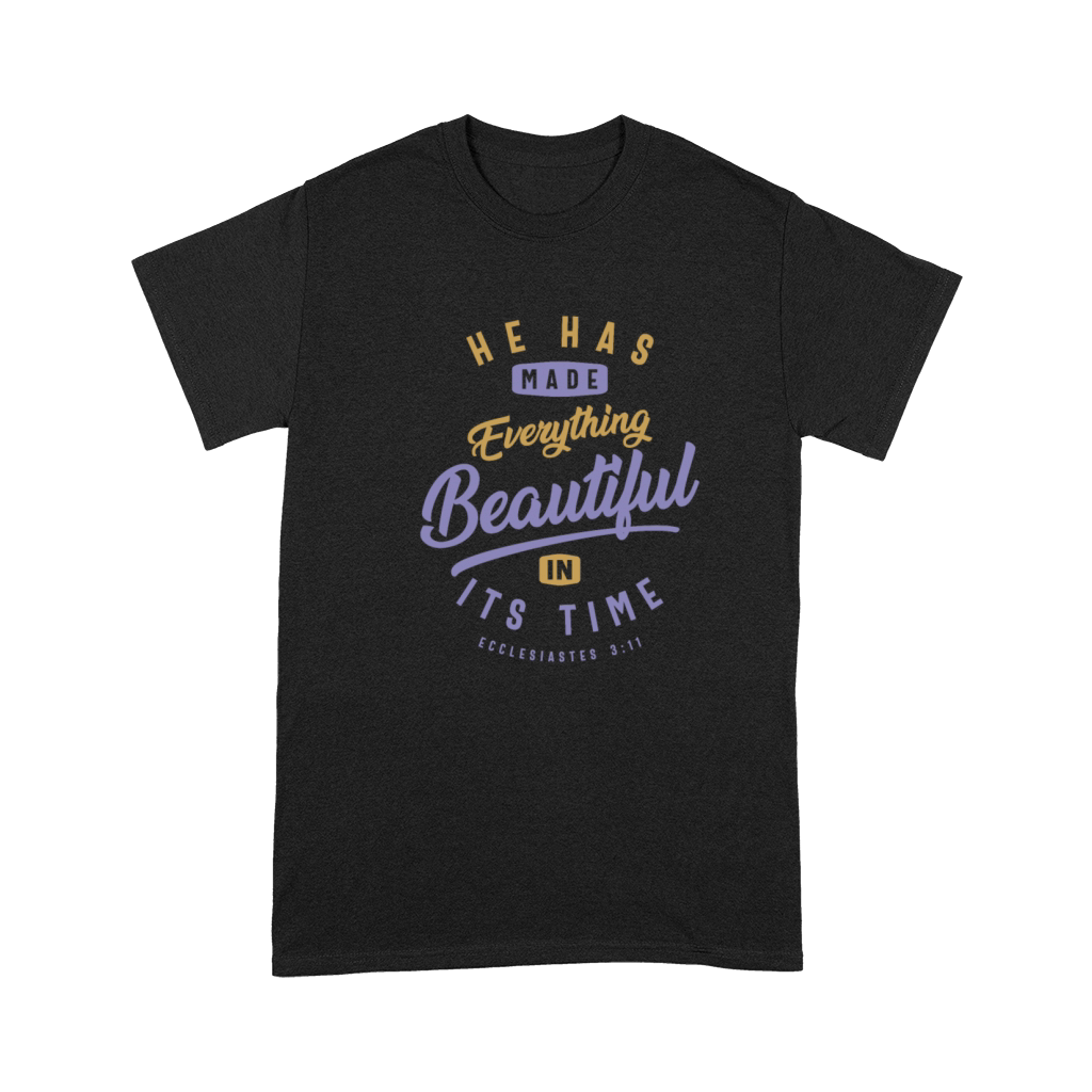 Beautiful in Its Time - Christian Quote Premium T-shirt