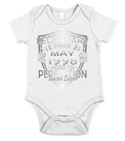 Month of birth May 1998 Short Sleeve Baby One-Piece