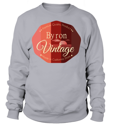 Byron Vintage Design Sweatshirt Unisex