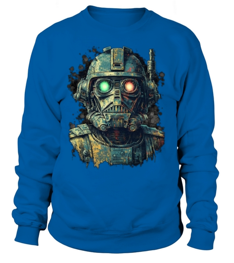 vintage robot Sweatshirt Unisex