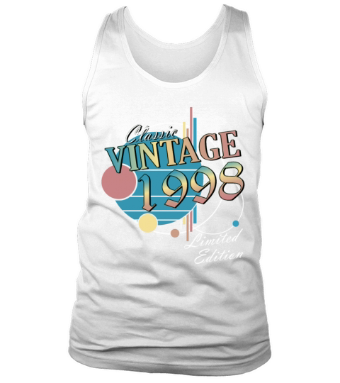 Birthday Vintage Birth Year 1998 Tank Top Unisex