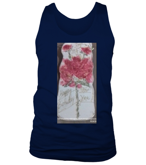 Renis Luxe Art Rose Tank Top Unisex