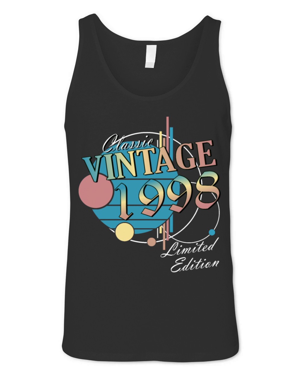 Birthday Vintage Birth Year 1998 Unisex Jersey Tank
