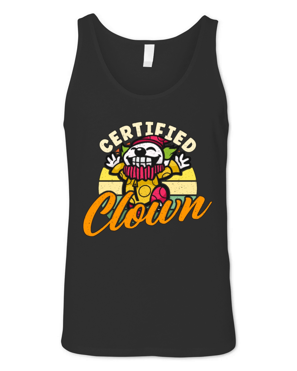 Circus Clown Certified Clown Circus Staff Juggling Unisex Jersey Tank