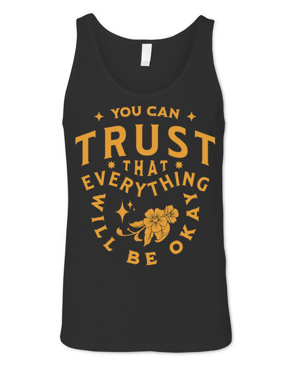 Everything will be okay Quote Hiking Hikers Unisex Jersey Tank
