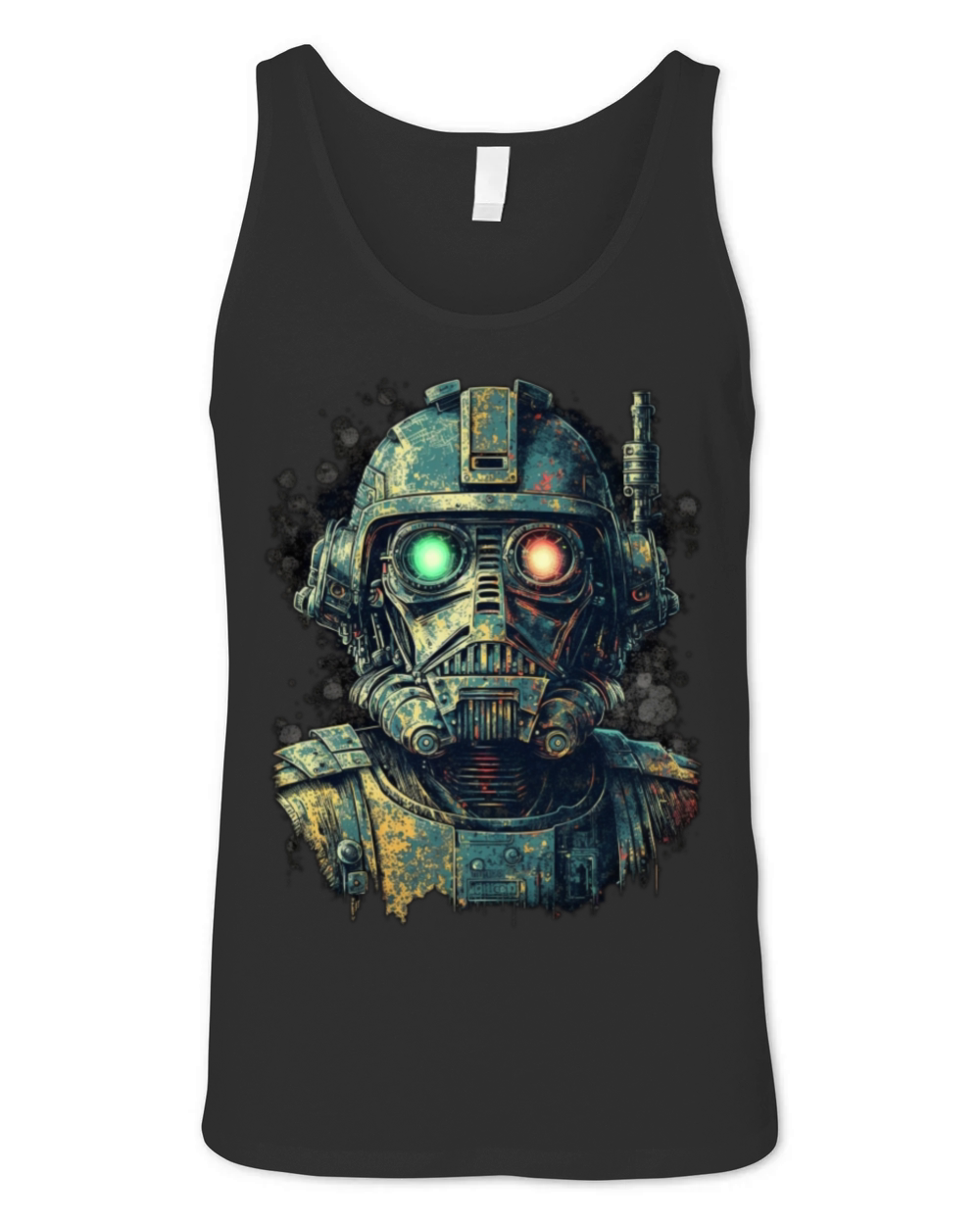 vintage robot Unisex Jersey Tank