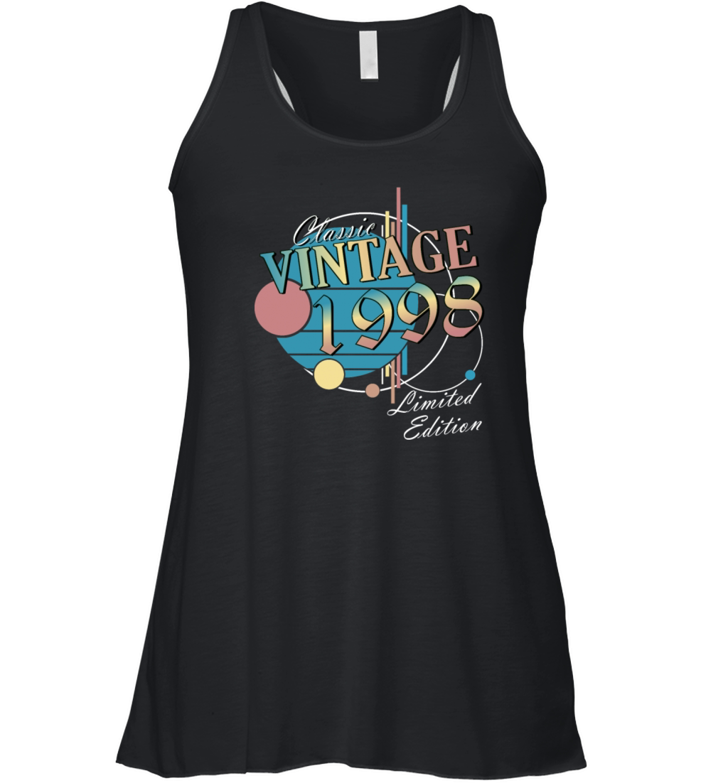 Birthday Vintage Birth Year 1998 Women's Flowy Tank Top
