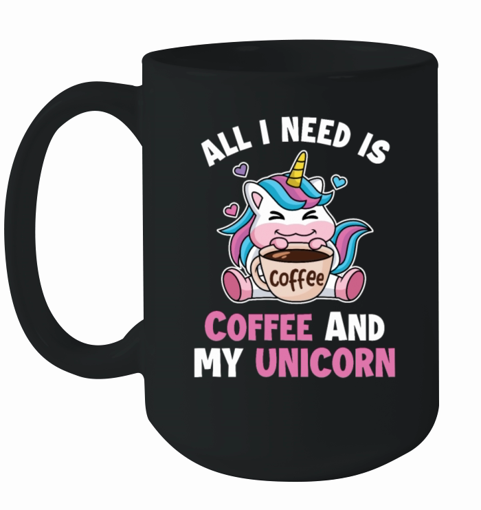 Coffee and my Unicorn Barista Queen Latte Art Ceramic Mug