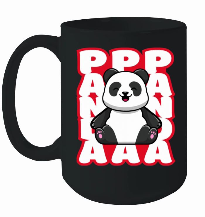 Cute Kawaii Panda Adorable Funny Anime Panda Art Ceramic Mug