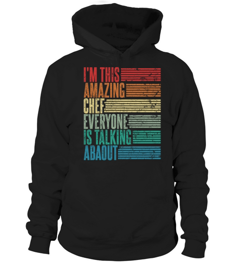 Vintage Chef Profession Gift Retro Hoodie Unisex