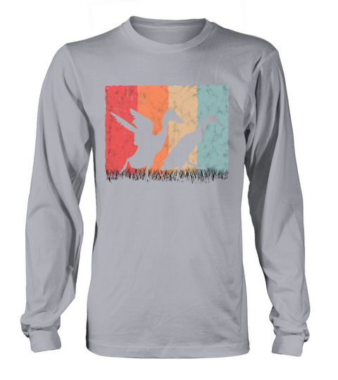 Indian Runner Duck Retro Bottle Vintage Long sleeved Unisex