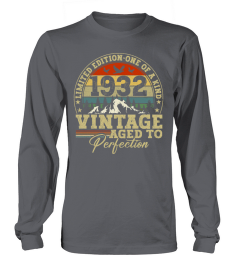 Vintage Limited Edition One Of A Kind 1932 Long sleeved Unisex